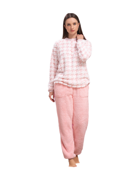 Winter Italian Pajama Women fleece L88766