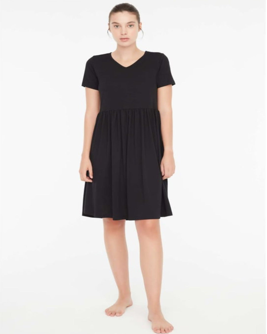 فستان منزلي أساسي متوفر بثلاثة ألوان