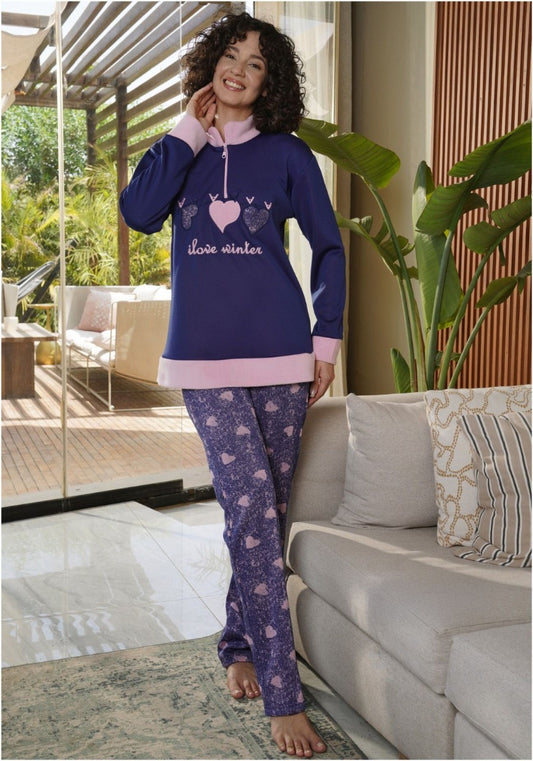 Pajama women purple 16706