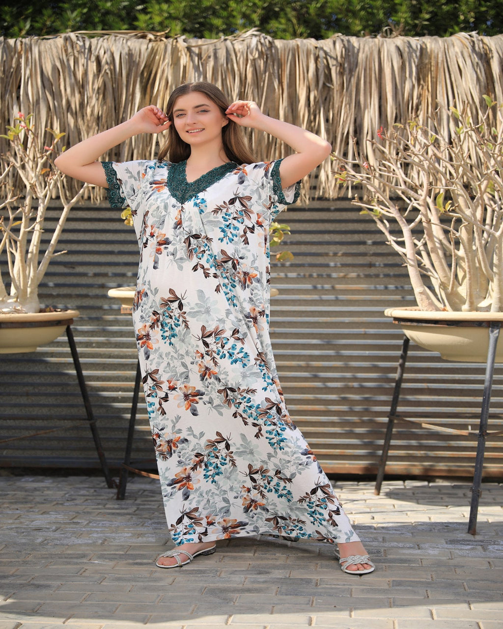 Women Maxi home dress 15950