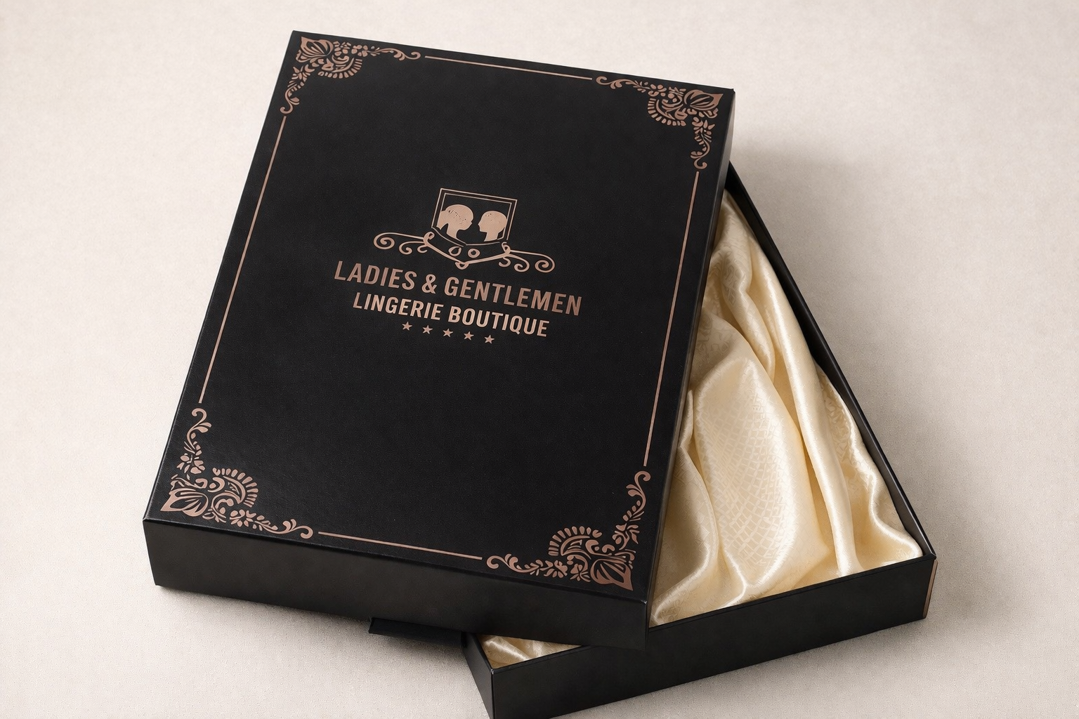 Groom set satin 5 pcs Soft Gold