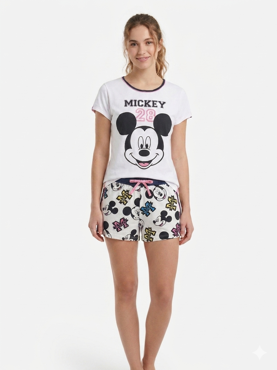 Pajama women mickey mouse made in Spain only S available 54324