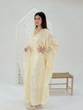 Hand Made Luxury dress silk satin by Sania Ivory