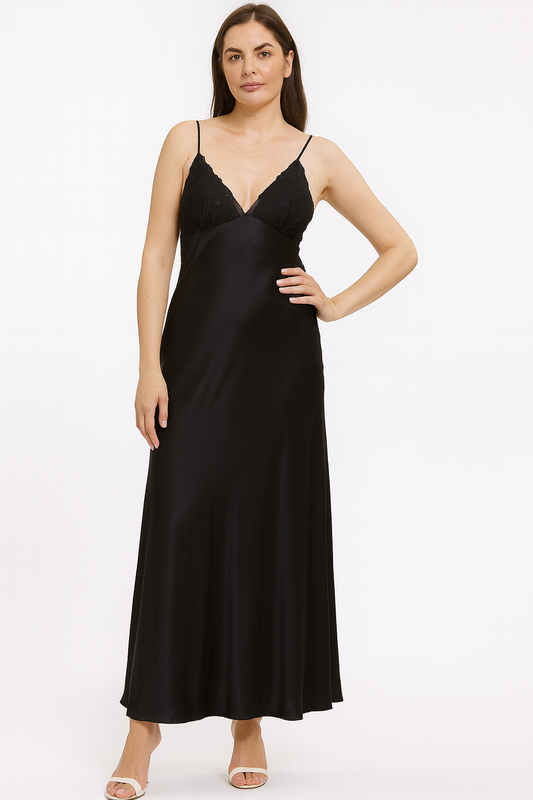 Bridal set Gown long available whit and black LS38136