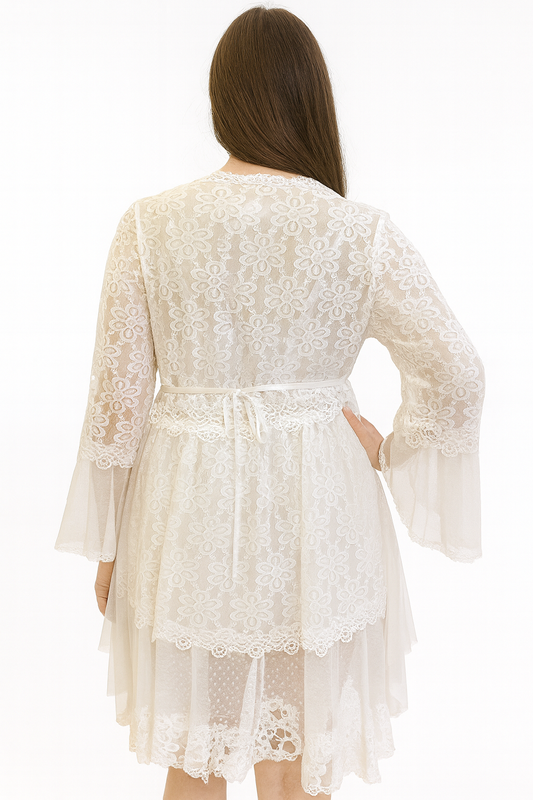 Short bridal set luxury with cup