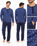 Pajama men autumn - Navy 100% cotton Sy492