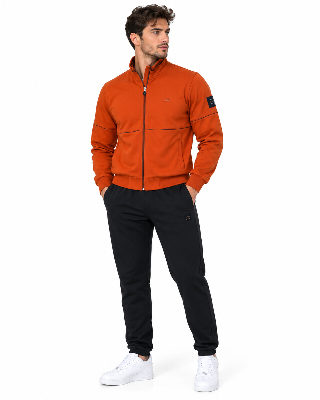 outdoor Tracksuit Men orange 3Xl available 0039