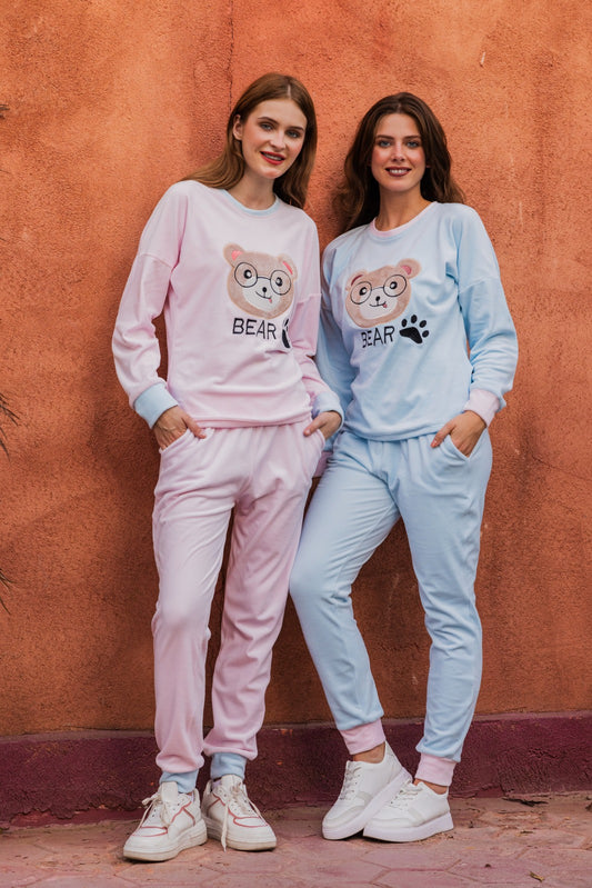 Winter pajamas bear