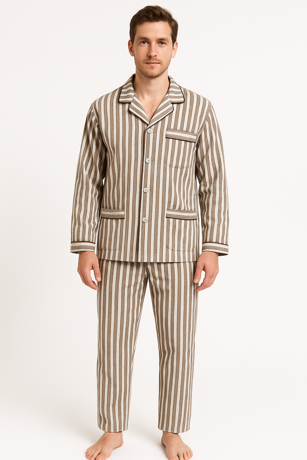 Men Classic winter Cotton Pajama (Available Big Size) 2XL - 5XL