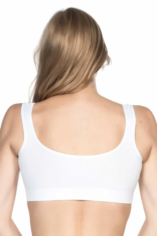 Soft Seamless  Thick Strap Sport bra  MI Emay 4005
