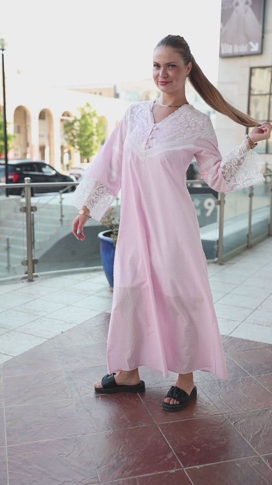 Maternity gown cotton 2 color available Cb116 by coco box