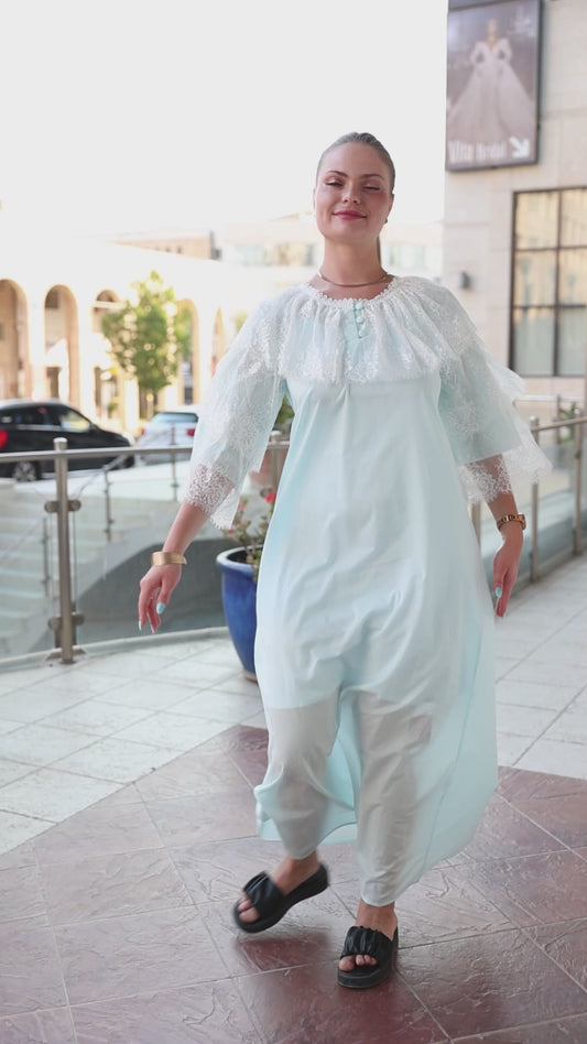 Maternity gown cotton 3 color available by coco box cb118