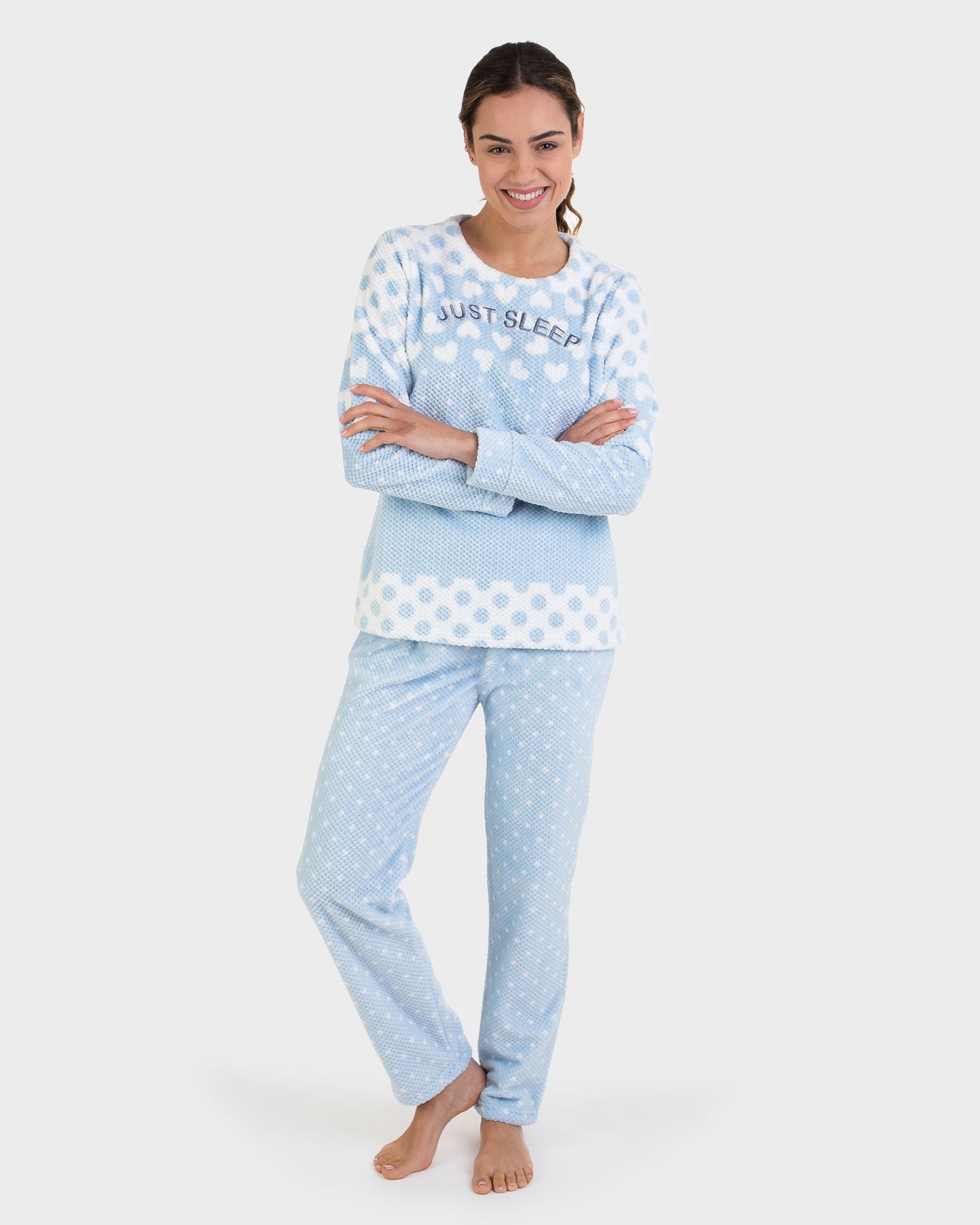 Flees pajama women made in spain